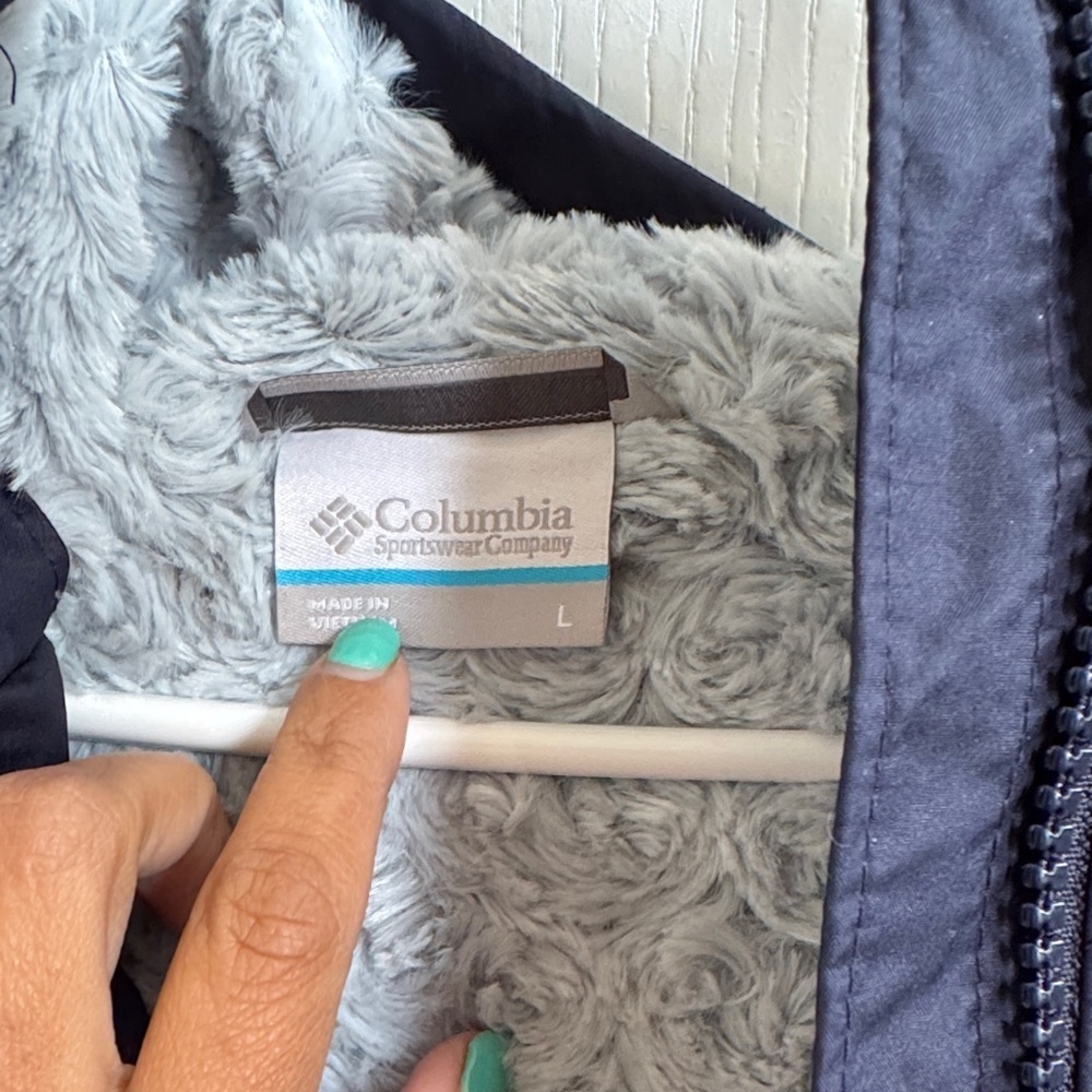 Columbia Womens Copper Crest Hooded Jacket Dark Nocturnal - Picture 7 of 8